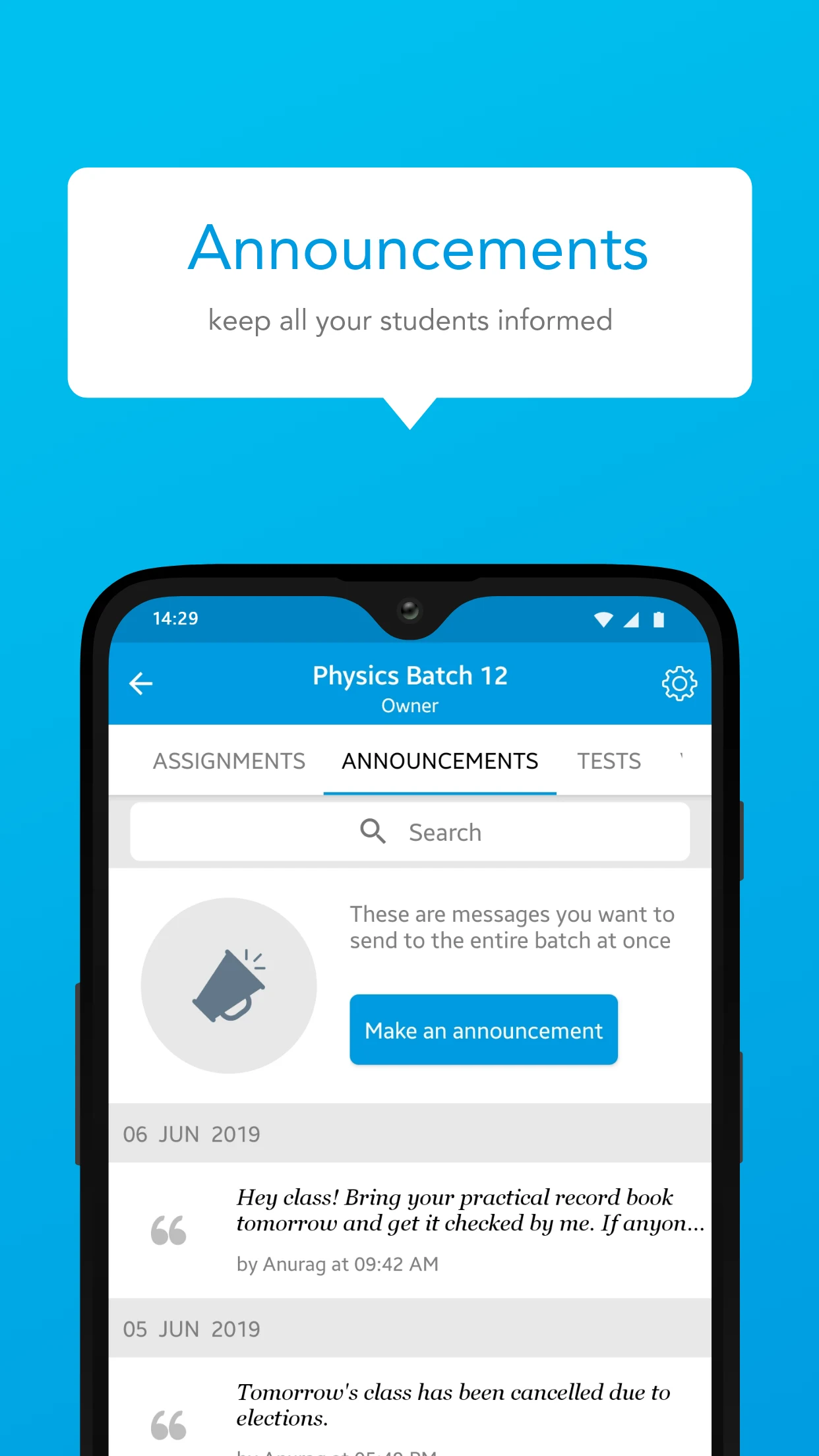 AcadXL TestDesk screenshot